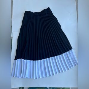 Black and white skirt